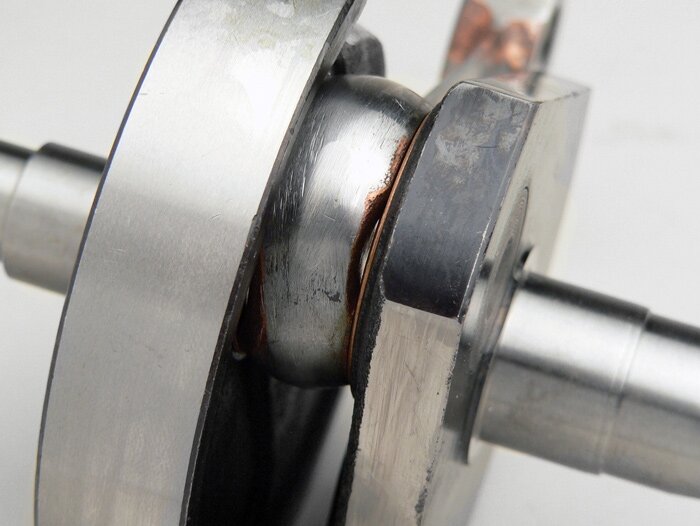 Crankshaft -MAZZUCCHELLI Racing (rotary slider)- Vespa V50, PK50 S (Ø 19mm cone)