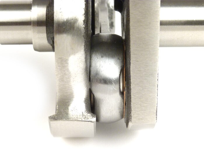 Crankshaft -TAMENI Racing (rotary valve)- Vespa V50, PK50 S (Ø=19mm cone)