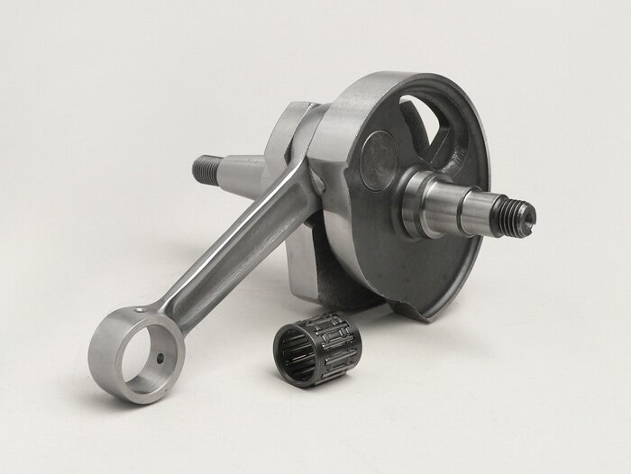 Vevaxel -MAZZUCCHELLI Racing (roterande ventil), 51 mm slaglängd, 97 mm vevstake- Omvandlingsaxel Vespa PK50 XL/XL2 till 125 cc (Ø 20 mm kon).