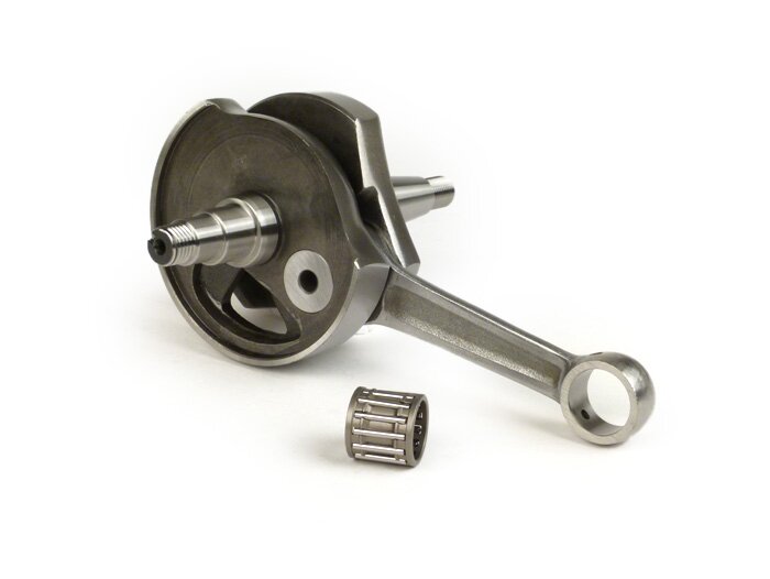 Vevaxel -TAMENI Racing (roterande ventil), 51 mm slaglängd, 97 mm vevstake- Omvandlingsaxel Vespa PK50 XL/XL2 till 125 cc (Ø 20 mm kon).