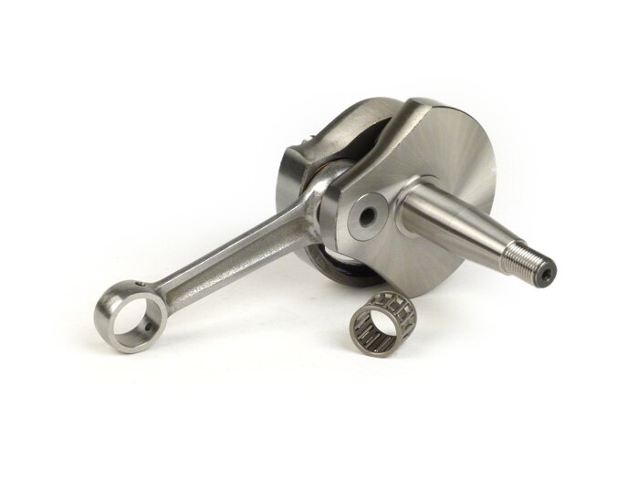 Vevaxel -TAMENI Racing (roterande ventil), 51 mm slaglängd, 97 mm vevstake- Omvandlingsaxel Vespa PK50 XL/XL2 till 125 cc (Ø 20 mm kon).