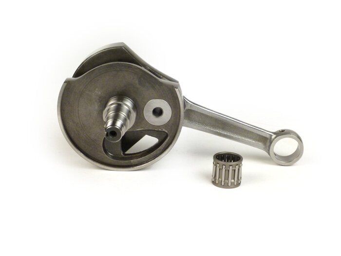 Vevaxel -TAMENI Racing (roterande ventil), 51 mm slaglängd, 97 mm vevstake- Omvandlingsaxel Vespa PK50 XL/XL2 till 125 cc (Ø 20 mm kon).