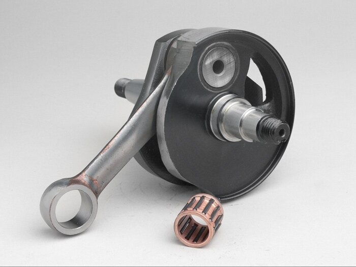 Vevaxel -MAZZUCCHELLI RACING (roterande ventil), 51 mm slaglängd, 97 mm vevstake- Vespa PK125 XL2, PK125 ETS (Ø 24 mm kon)