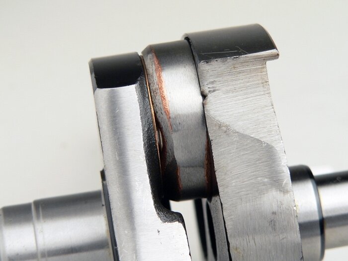 Vevaxel -MAZZUCCHELLI RACING (roterande ventil), 51 mm slaglängd, 97 mm vevstake- Vespa PK125 XL2, PK125 ETS (Ø 24 mm kon)