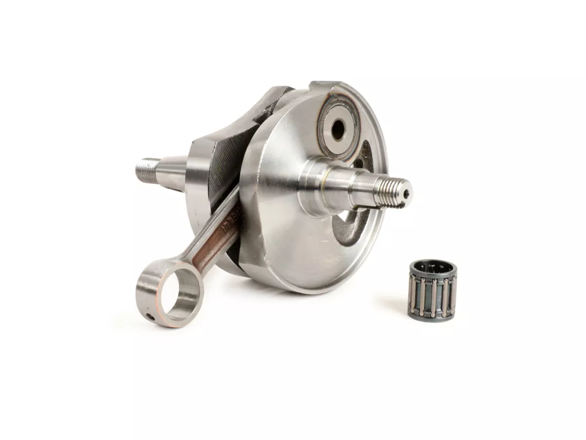 Crankshaft -MAZZUCCHELLI RACING (rotary valve), Super Competizione, 51mm stroke, 97mm connecting rod- Vespa PK125 XL2, PK125 ETS (Ø 24mm cone)