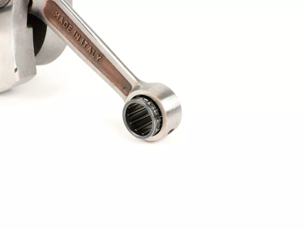 Crankshaft -MAZZUCCHELLI RACING (rotary valve), Super Competizione, 51mm stroke, 97mm connecting rod- Vespa PK125 XL2, PK125 ETS (Ø 24mm cone)