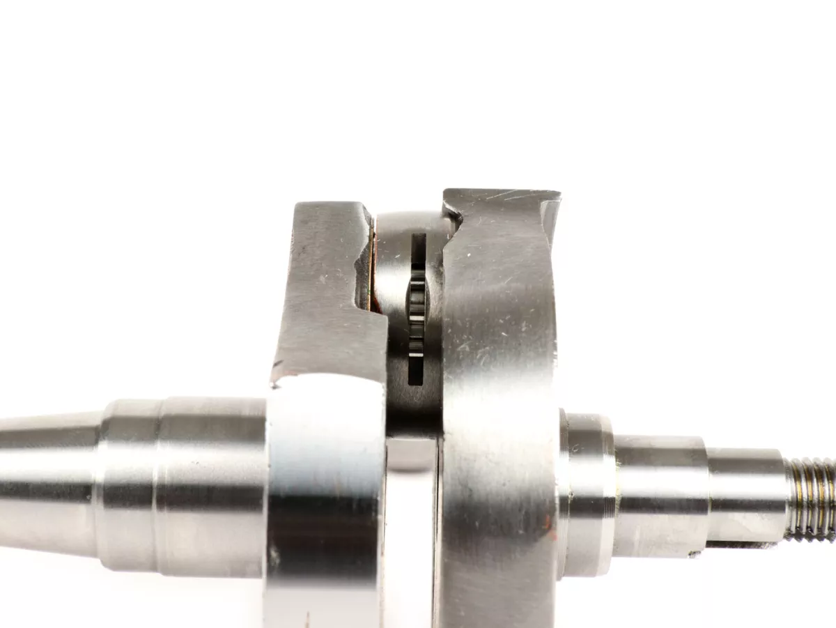 Crankshaft -MAZZUCCHELLI RACING (rotary valve), Super Competizione, 51mm stroke, 97mm connecting rod- Vespa PK125 XL2, PK125 ETS (Ø 24mm cone)