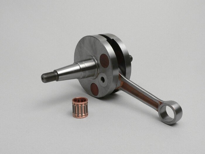 Crankshaft -MAZZUCCHELLI RACING (for diaphragm intake) full cheek 54mm stroke- Vespa PK125 XL2, PK125 ETS (Ø 24mm cone)