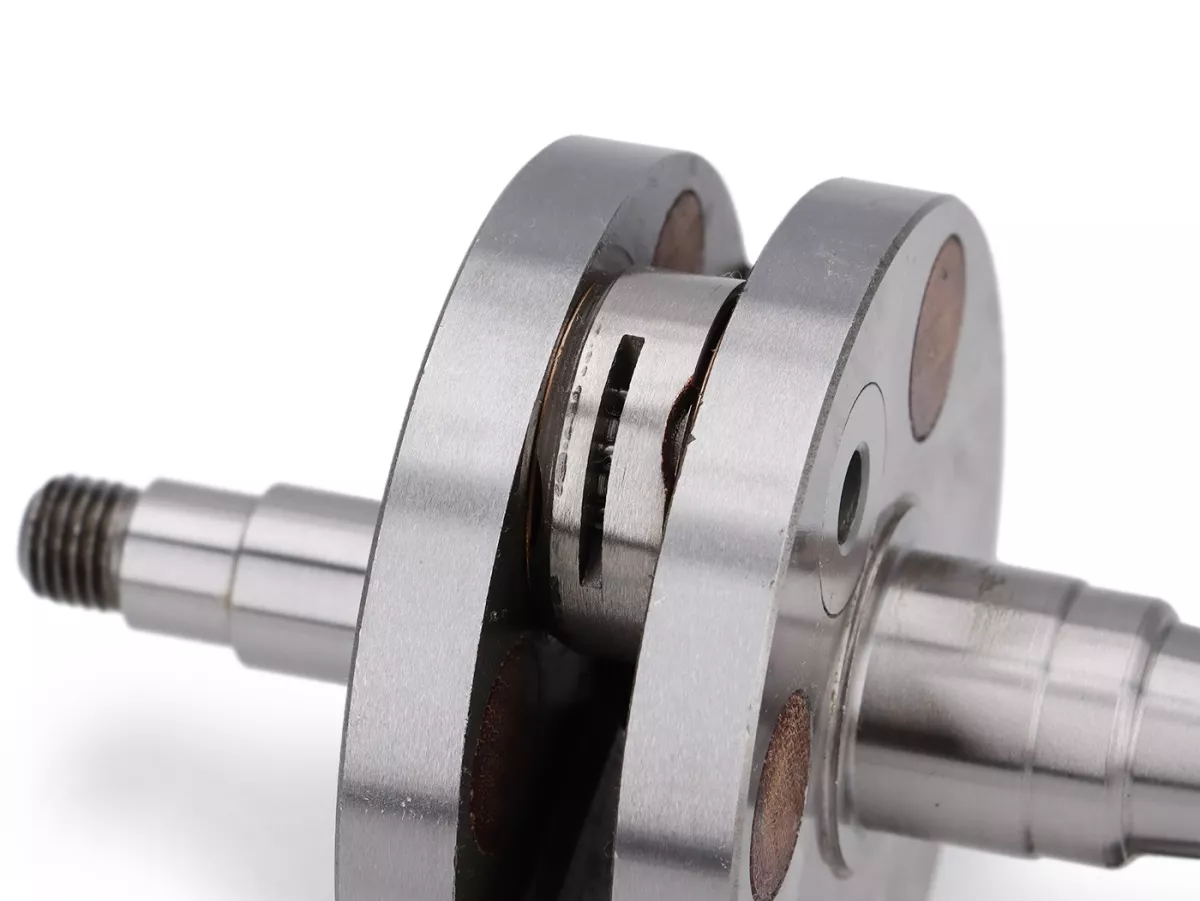 Crankshaft -MAZZUCCHELLI RACING (for diaphragm intake) full cheek 54mm stroke- Vespa PK125 XL2, PK125 ETS (Ø 24mm cone)