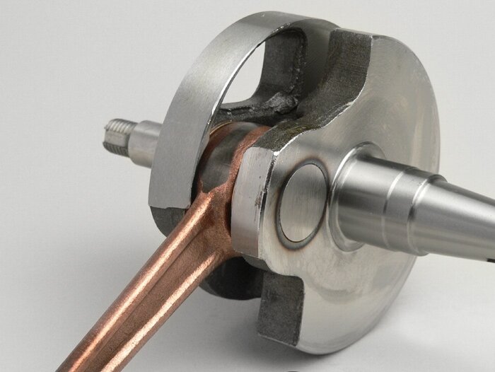 Vevaxel -MAZZUCCHELLI Standard (roterande ventil)- Vespa PX125, PX150
