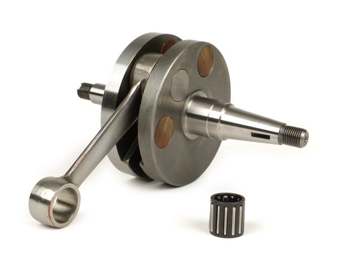 Kurbelwelle -MAZZUCCHELLI RACING (für Membraneinlass) Vollwange (60mm)- Vespa PX125, PX150
