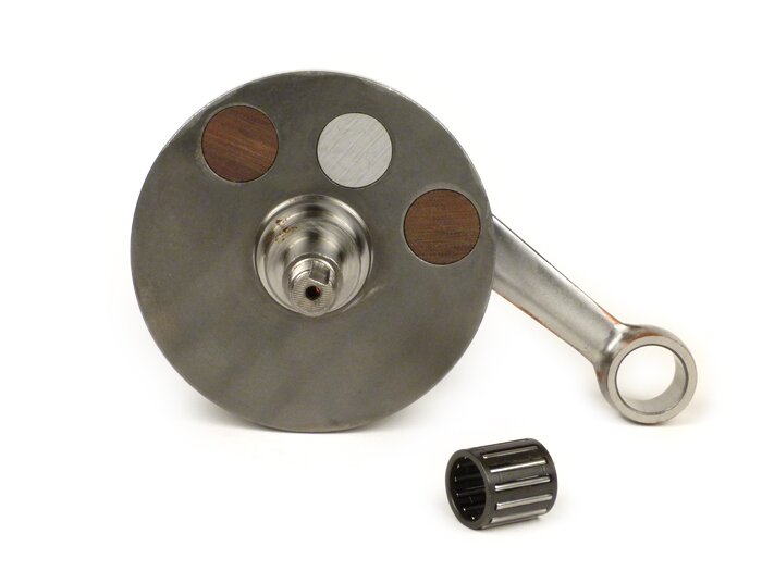 Kurbelwelle -MAZZUCCHELLI RACING (für Membraneinlass) Vollwange (60mm)- Vespa PX125, PX150