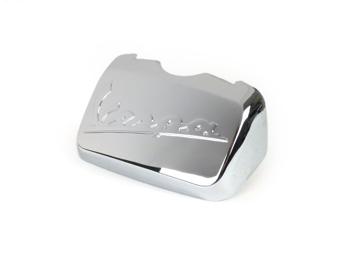 Tapa portaequipajes/soporte trasero -PIAGGIO- Vespa LX50, LX125, LX150, Vespa LXV50, LXV125, Vespa S50, S125, S150, GT, GTL, GTS - cromo