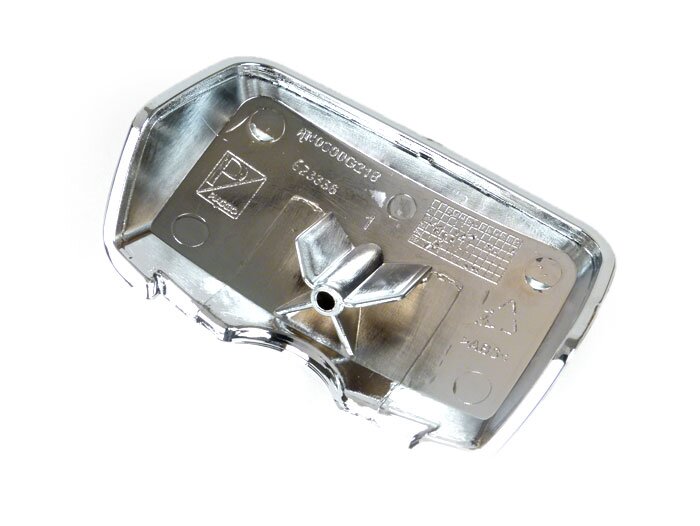 Tapa portaequipajes/soporte trasero -PIAGGIO- Vespa LX50, LX125, LX150, Vespa LXV50, LXV125, Vespa S50, S125, S150, GT, GTL, GTS - cromo
