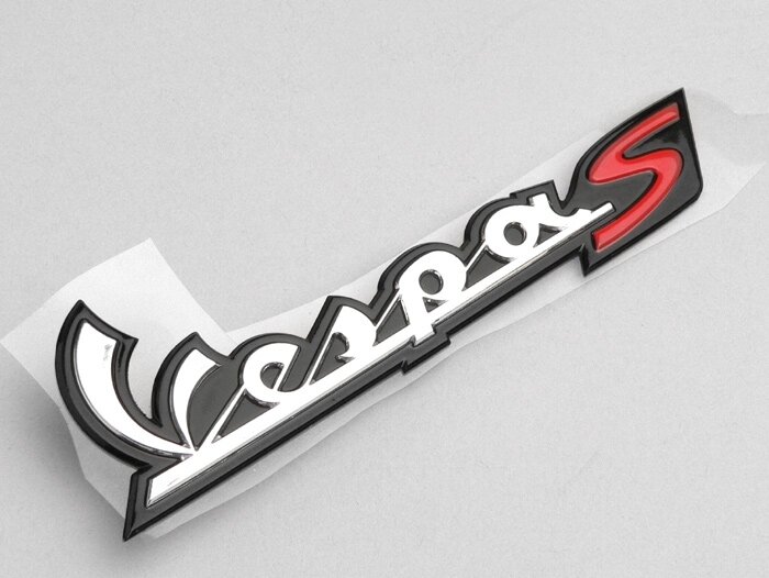 Badge de chassis arrière -PIAGGIO- Vespa S- Vespa S 50-125