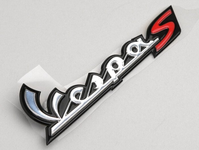 Badge de chassis arrière -PIAGGIO- Vespa S- Vespa S 50-125