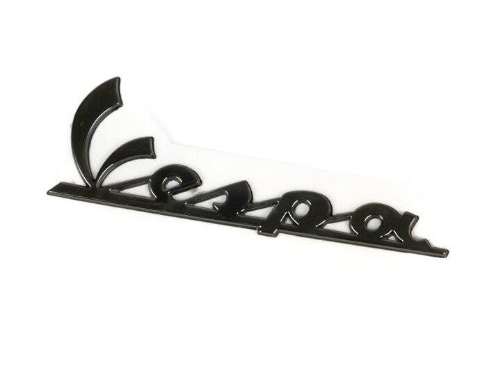 Huruf pelat kaki -PIAGGIO- Vespa - Vespa PX, GT125, GT200, Vespa GTL125, GTL200, Vespa GTS125, GTS250, GTS300, Vespa GTV 125-300, Vespa LX50, LX125, LX150, Vespa LXV50, LXV125-150, Vespa S50, S125, S150 - antrasit, berperekat (100x35mm)