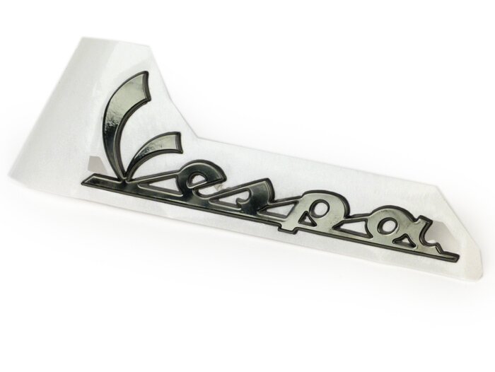 Huruf pelat kaki -PIAGGIO- Vespa - Vespa PX, GT125, GT200, Vespa GTL125, GTL200, Vespa GTS125, GTS250, GTS300, Vespa GTV 125-300, Vespa LX50, LX125, LX150, Vespa LXV50, LXV125-150, Vespa S50, S125, S150 - antrasit, berperekat (100x35mm)