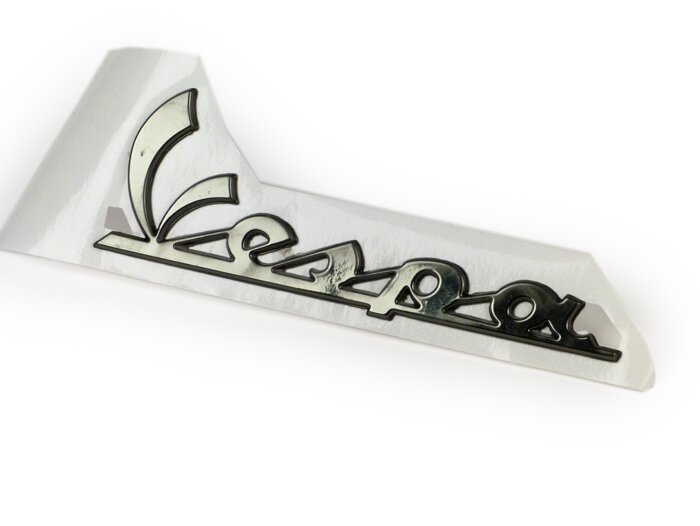 Huruf pelat kaki -PIAGGIO- Vespa - Vespa PX, GT125, GT200, Vespa GTL125, GTL200, Vespa GTS125, GTS250, GTS300, Vespa GTV 125-300, Vespa LX50, LX125, LX150, Vespa LXV50, LXV125-150, Vespa S50, S125, S150 - antrasit, berperekat (100x35mm)