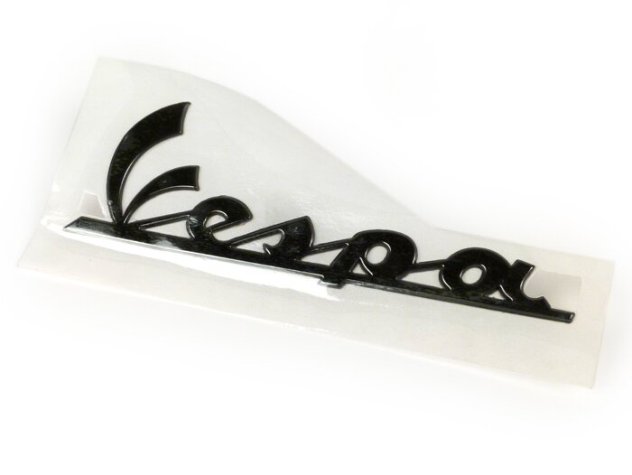 Coprilettera laterale -PIAGGIO- Vespa - Vespa PX, GT125, GT200, Vespa GTL125, GTL200, Vespa GTS125, GTS250, GTS300, Vespa GTV 125-300, Vespa LX50, LX125, LX150, Vespa LXV50, LXV125-150, Vespa S50, S125, S150 - antracite, autoadesivo (150x50mm)