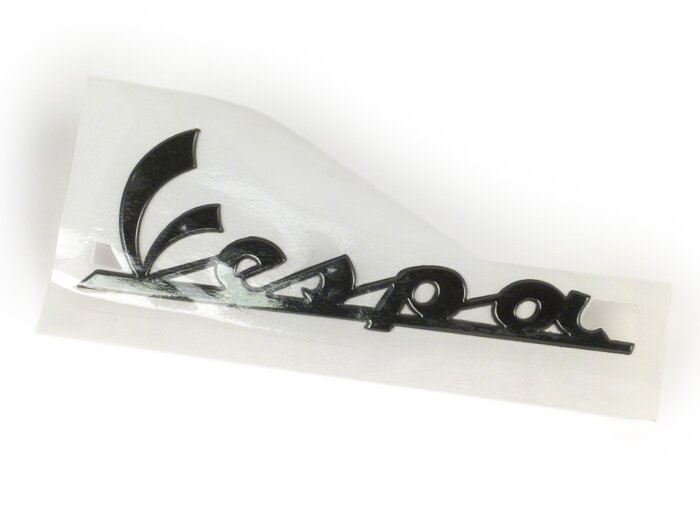Coprilettera laterale -PIAGGIO- Vespa - Vespa PX, GT125, GT200, Vespa GTL125, GTL200, Vespa GTS125, GTS250, GTS300, Vespa GTV 125-300, Vespa LX50, LX125, LX150, Vespa LXV50, LXV125-150, Vespa S50, S125, S150 - antracite, autoadesivo (150x50mm)