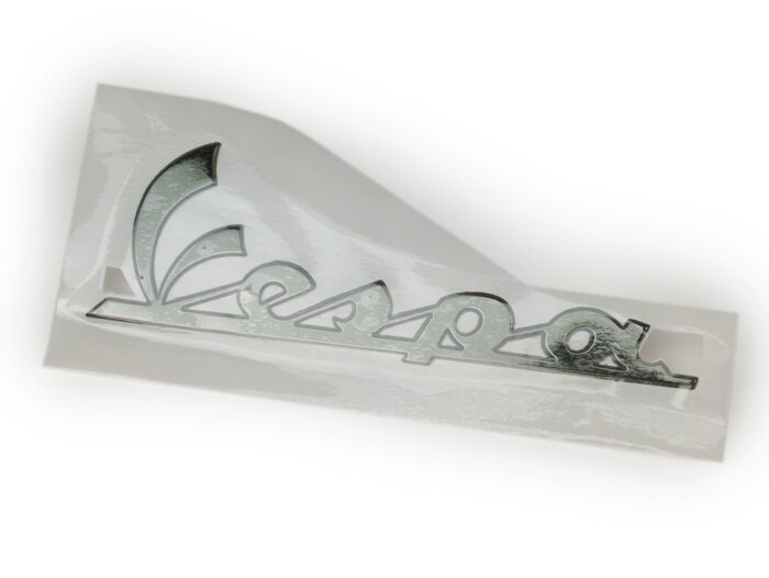 Coprilettera laterale -PIAGGIO- Vespa - Vespa PX, GT125, GT200, Vespa GTL125, GTL200, Vespa GTS125, GTS250, GTS300, Vespa GTV 125-300, Vespa LX50, LX125, LX150, Vespa LXV50, LXV125-150, Vespa S50, S125, S150 - antracite, autoadesivo (150x50mm)