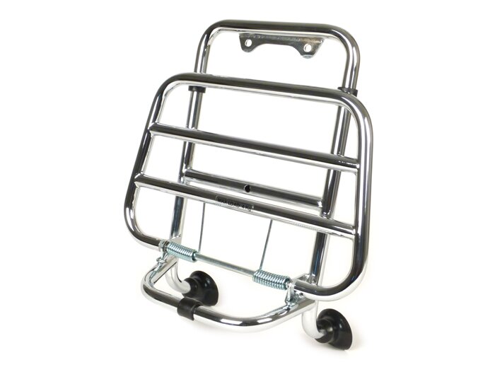 Gepäckträger klappbar vorne -PIAGGIO- Vespa GT, GTL, GTV, GTS 125-300 (-2018) - Chrom