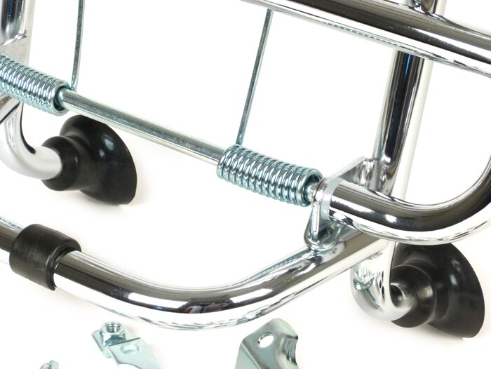 Gepäckträger klappbar vorne -PIAGGIO- Vespa GT, GTL, GTV, GTS 125-300 (-2018) - Chrom