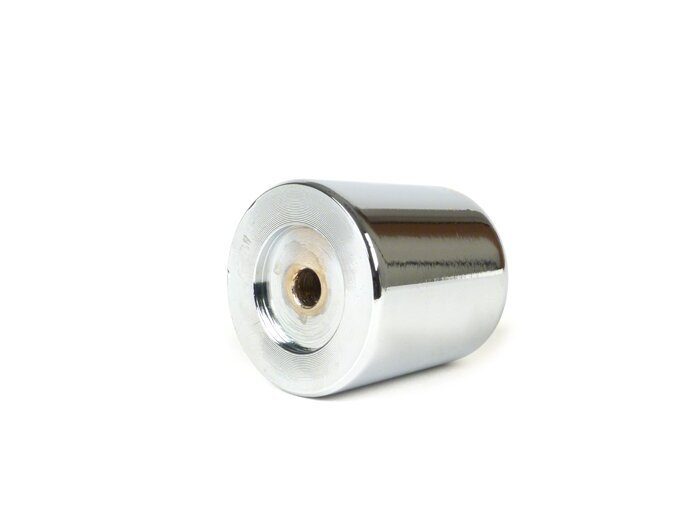 Styrets ändvikt - Vibrationsdämpare -PIAGGIO- Vespa GT 125-200, GTL 125-200, GTS125-300, GTS i.E. Super 125/300, GTV 125-300, Aprilia Scarabeo 400/500, SR Max 125-300, Gilera GP 800, Nexus 125-500, Piaggio Beverly 125-500, Piaggio X10 125, X8 400 - Chr