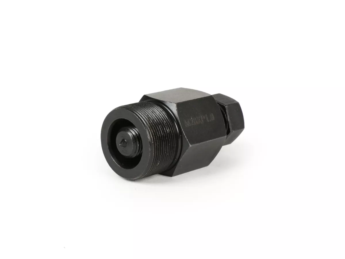 Avdragare -M28 x 1,0 (extern)- (typ polhjulavdragare Vespa PX, PK, Piaggio 125-180 ccm 2-takt)