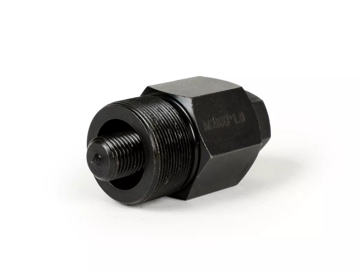 Avdragare -M28 x 1,0 (extern)- (typ polhjulavdragare Vespa PX, PK, Piaggio 125-180 ccm 2-takt)