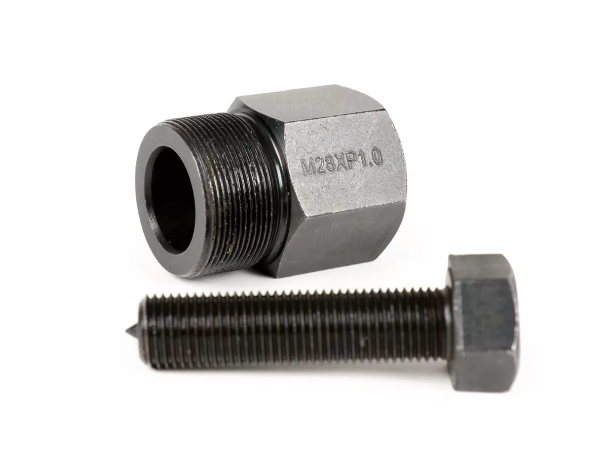 Avdragare -M28 x 1,0 (extern)- (typ polhjulavdragare Vespa PX, PK, Piaggio 125-180 ccm 2-takt)