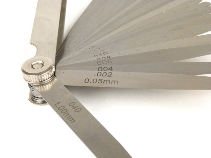 Avkännarmätare -UNIVERSAL- 20 blad, metall - 0,05-1,00mm + 0,002-0,040 tum