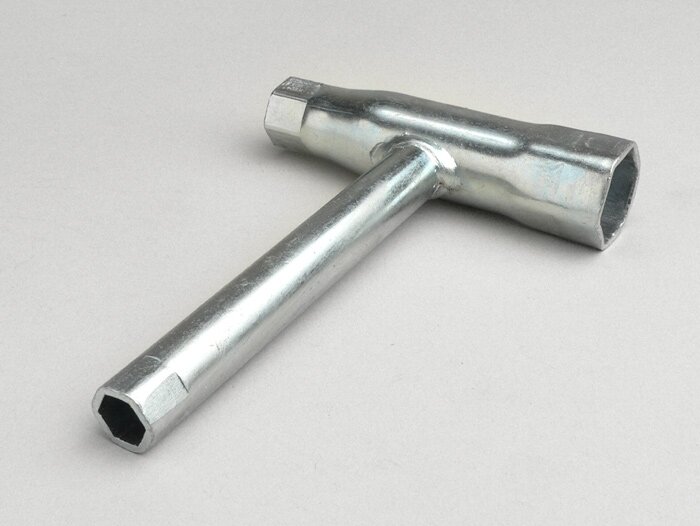 Strumento chiave per candele SW21/13/11mm -VESPA- Largeframe - Vespa PX, Rally180 (VSD1T), Rally200 (VSE1T), Sprint150 (VLB1T), TS125 (VNL3T), GTR125 (VNL2T), GT125 (VNL2T), GL150 (VLA1T), Super, SS180 (VSC1T), GS160 / GS4 (VSB1T), VNA, VNB, VBA, VBB, Cos