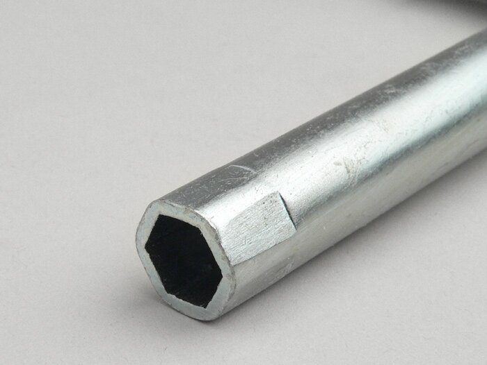 Strumento chiave per candele SW21/13/11mm -VESPA- Largeframe - Vespa PX, Rally180 (VSD1T), Rally200 (VSE1T), Sprint150 (VLB1T), TS125 (VNL3T), GTR125 (VNL2T), GT125 (VNL2T), GL150 (VLA1T), Super, SS180 (VSC1T), GS160 / GS4 (VSB1T), VNA, VNB, VBA, VBB, Cos