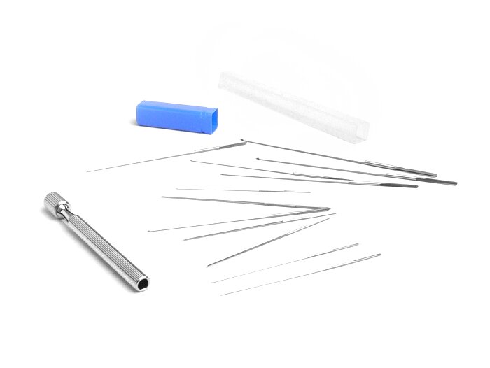 Set di alesatori per ugelli -UNIVERSALE Ø=0,6-1,9mm- 12 pezzi