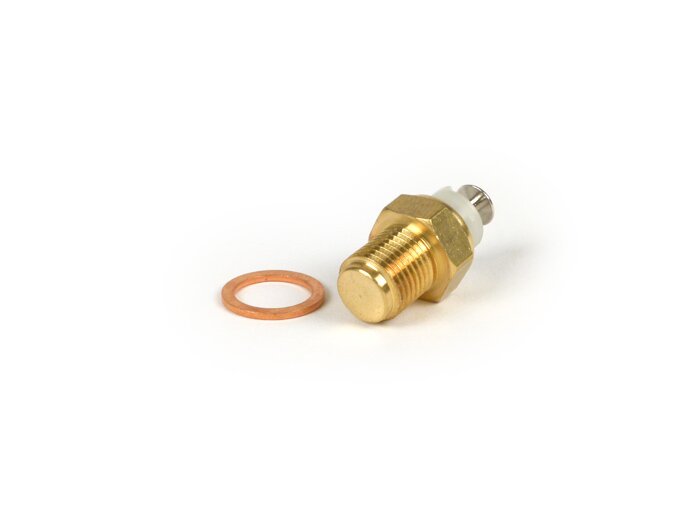Temperaturgivare i topplock -OEM KVALITET- Piaggio 50-180 ccm LC 2-takts, Leader 125-200 ccm LC, Quasar 250-300 ccm - en kontakt