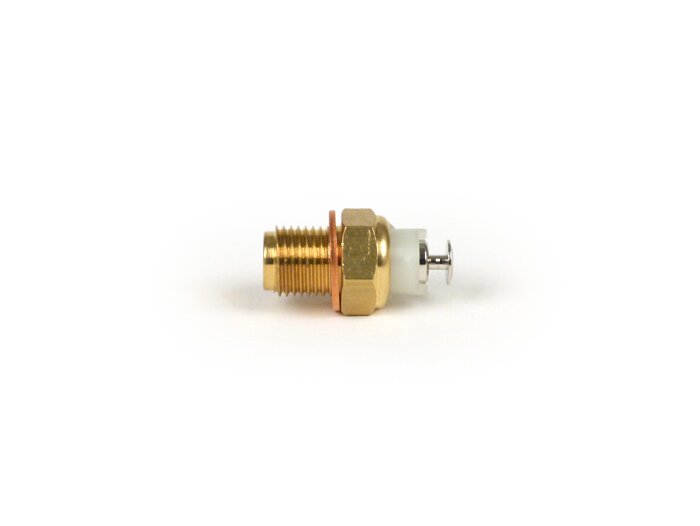 Temperaturgivare i topplock -OEM KVALITET- Piaggio 50-180 ccm LC 2-takts, Leader 125-200 ccm LC, Quasar 250-300 ccm - en kontakt