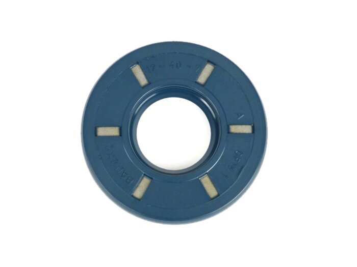 Retén de aceite 17x40x7mm - (usado para rueda delantera Rally180 (VSD1T), Rally200 (VSE1T), Sprint150 (VLB1T), TS125 (VNL3T), GT125 (VNL2T), GTR125 (VNL2T), V50)