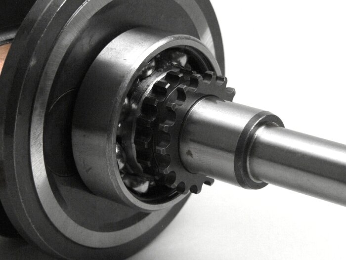 Cigüeñal -OEM QUALITY- GY6 (4 tiempos) 50 ccm - 22 dientes