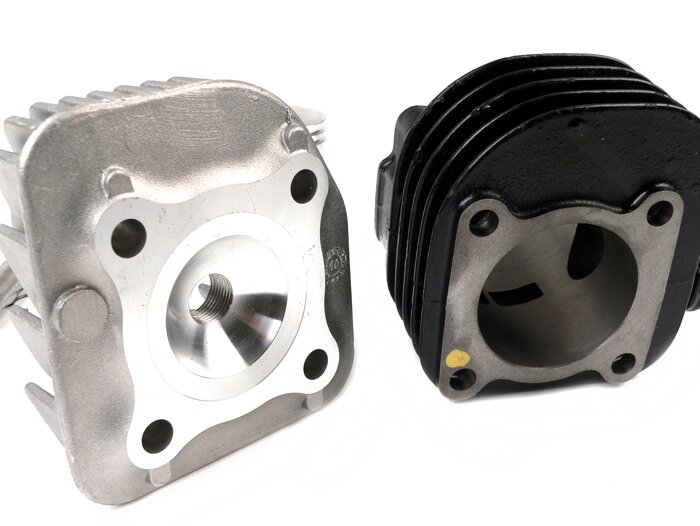 Cilindro -DR 70 ccm Evolution- CPI Euro 2 - bulón de pistón 12mm - (brida de escape inclinada 0°)
