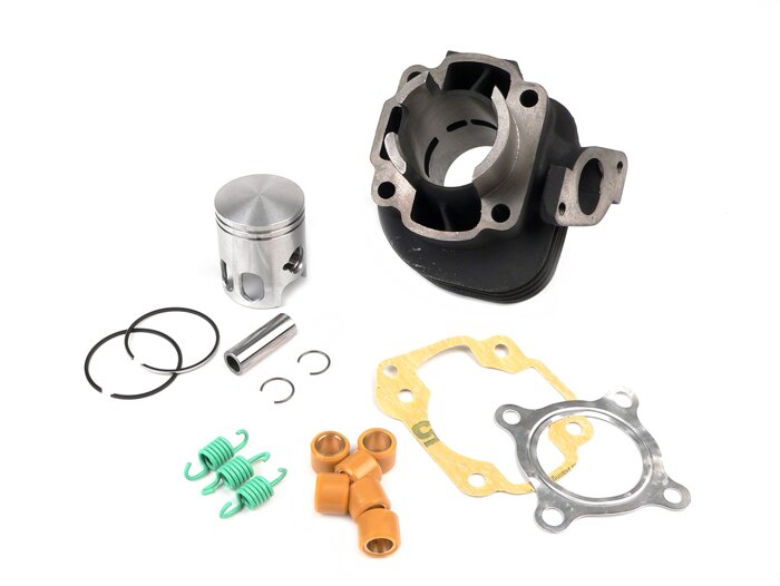 Cylinder -DR 50 cc Evolution- CPI Euro 2 - 12mm piston pin - (0° angle exhaust flansh)
