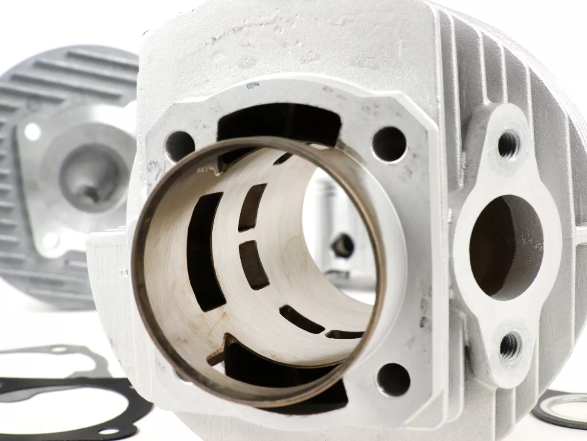 Cilindro -DR 133 ccm 6 travasi, alluminio- Vespa PV125, ET3 125, PK80-125