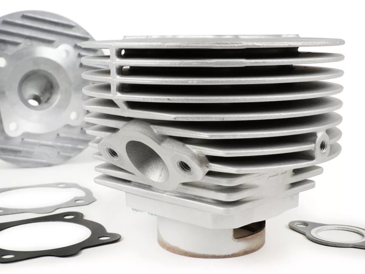 Cilindro -DR 133 ccm 6 travasi, alluminio- Vespa PV125, ET3 125, PK80-125