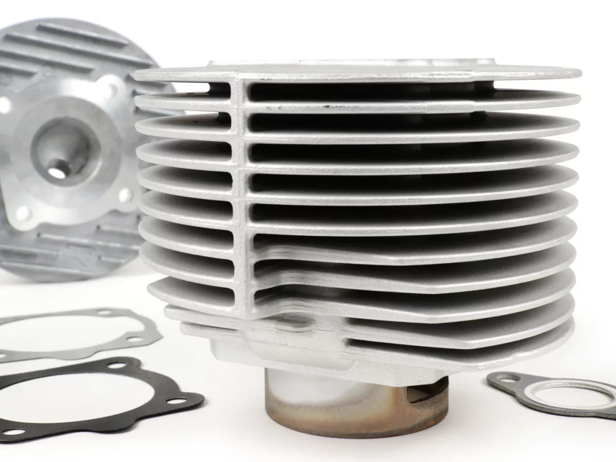 Cilindro -DR 133 ccm 6 travasi, alluminio- Vespa PV125, ET3 125, PK80-125