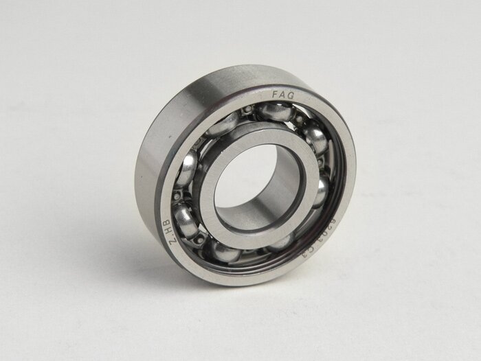 Kullager -6203 C3- (17x40x12mm) - (används för växellådans ingående axel/växellådans täckplatta Piaggio 50 ccm 2-takt (från 1998), Piaggio 50-100 ccm 4-takt)