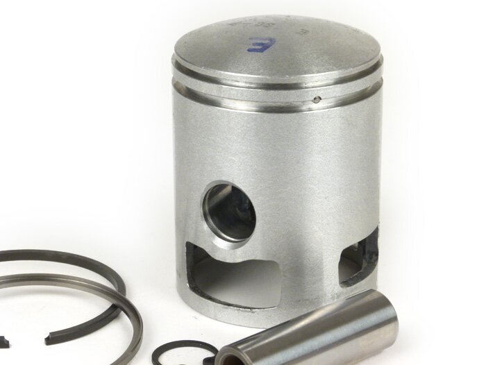 Pistone -PIAGGIO- Vespa 125 ccm 3 canali - 52.7mm (1a misura) - Vespa PX125, Cosa125