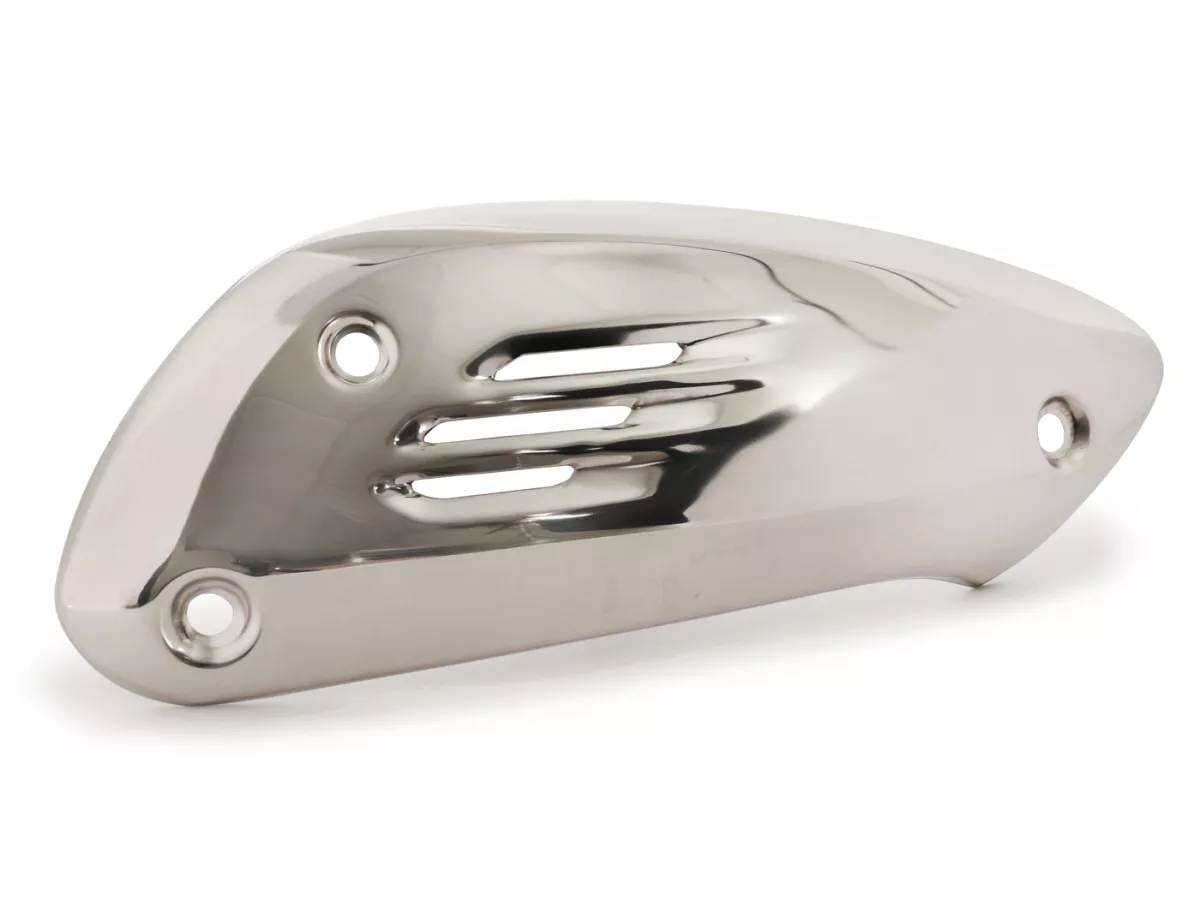 Plaque anti-chaleur pot d’échappement, acier inoxydable -PIAGGIO- Vespa GTS 300 HPE (ZAPMD3103, ZAPMD3104)