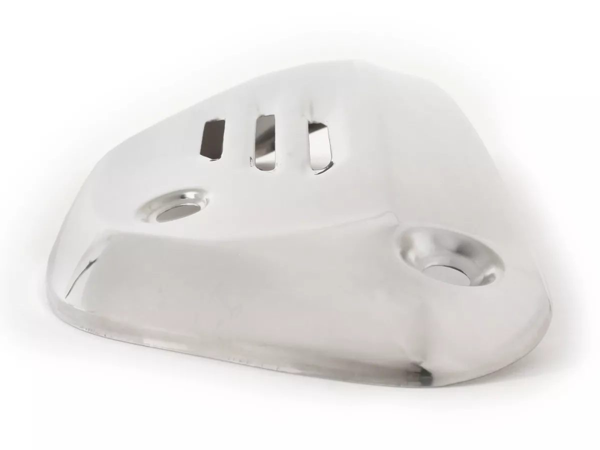 Plaque anti-chaleur pot d’échappement, acier inoxydable -PIAGGIO- Vespa GTS 300 HPE (ZAPMD3103, ZAPMD3104)