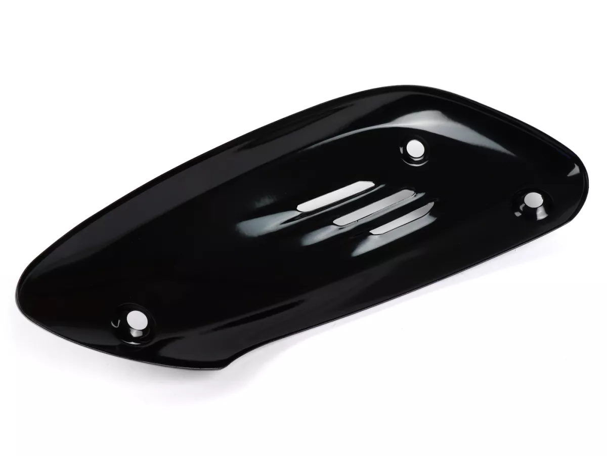Coperchio scarico, nero lucido -PIAGGIO- Vespa GTS 300 HPE (ZAPMD3103, ZAPMD3104)